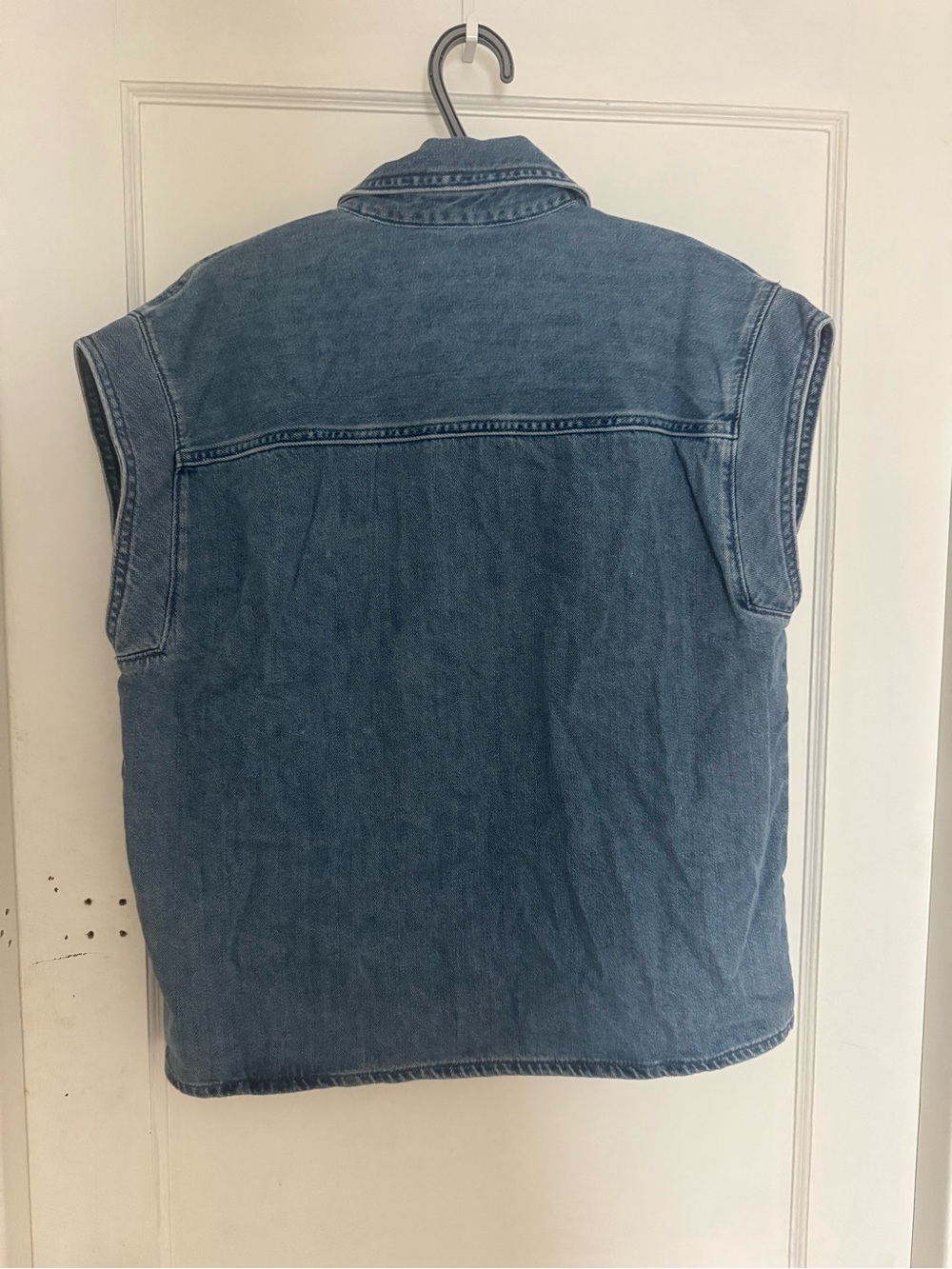 Light Blue Denim Button-Up Jacket - Picture 3 of 3